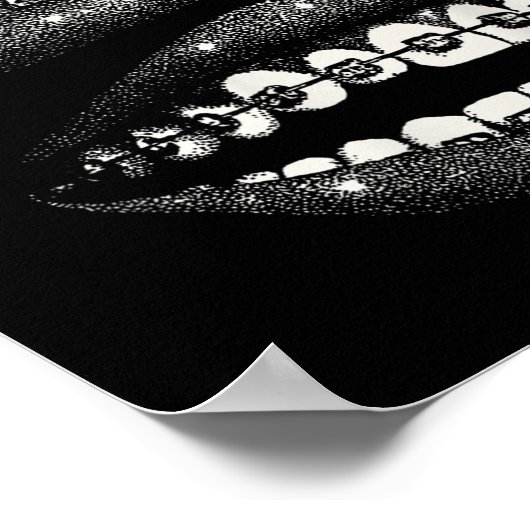 Poster Les lèvres des femmes Imprimer Graphique Y2k 2000  (Coin)