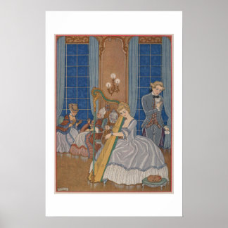 Poster Les Liaisons Dangereuses Scène de la Harpe