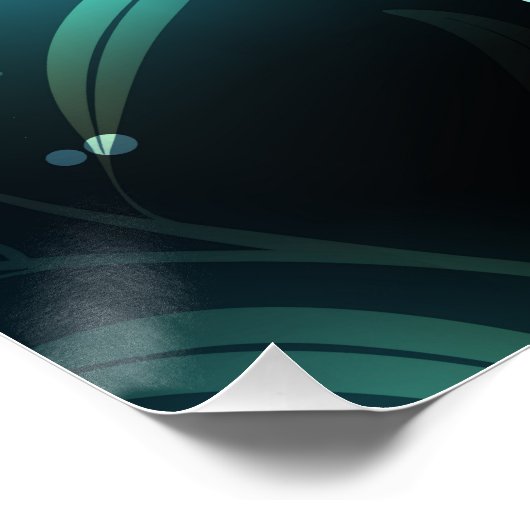 Poster Les libellules du lac (Coin)