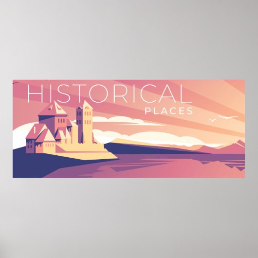 Poster Les lieux historiques (Devant)