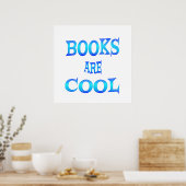 Poster Les livres sont Cool - À partir de 11,80 $ (Cuisine)
