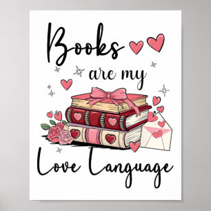 Poster Les Livres Sont Mon Amour Langue Lecture Louvain B