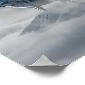 Poster Les loups dans un paysage hivernal (Coin)