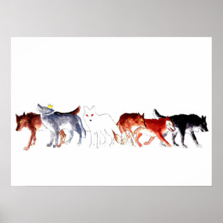 Poster Les loups de l'hiver