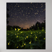 Poster Les lucioles sous les étoiles (Devant)