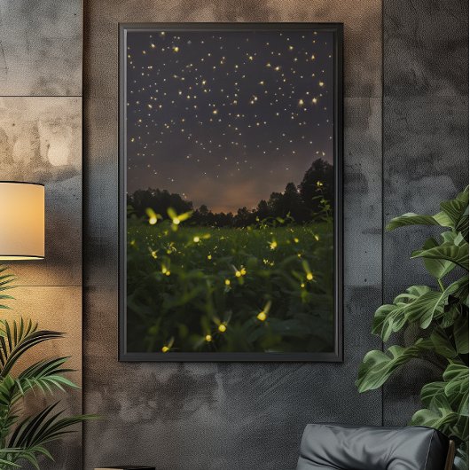 Poster Les lucioles sous les étoiles