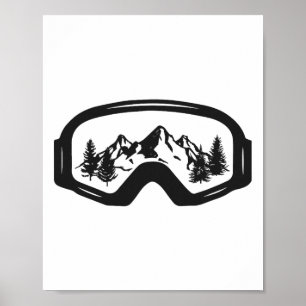 Poster Les lunettes de ski pour garçons Uni-kids de The W