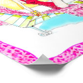 Poster Les lunettes de soleil sont Fabulous Vanity print (Coin)