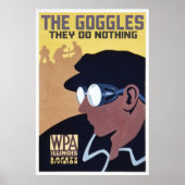 Poster les lunettes ils ne font rien (Devant)