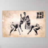 Poster Les lutteurs de sumo (Devant)
