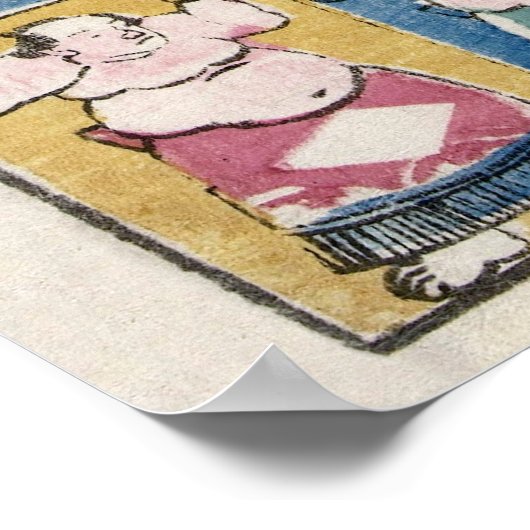 Poster Les lutteurs de sumo (Coin)