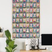 Poster Les lutteurs de sumo (Bureau à domicile)