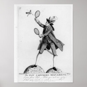 Poster Les macaronis contagieux de mouche
