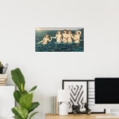 Poster Les Maidens De La Mer | Evelyn De Morgan (Bureau à domicile)