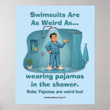 Les maillots de bain sont des pyjamas bizarres sou