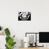 Poster Les mains protectrices sûres du père (Bureau à domicile)