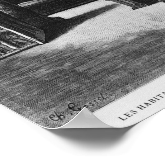 Poster Les maisons de Victor Hugo (Coin)