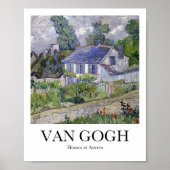 Poster Les maisons de Vincent van Gogh à Auvers (Devant)