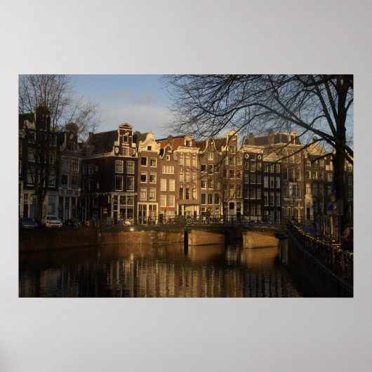 Poster Les maisons des canaux (Devant)