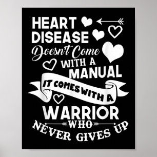 Poster Les Maladies Cardiaques Ne Sont Pas Venues Avec Un