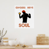 Poster Les Mâles Gingers Ont L'Âme (Cuisine)