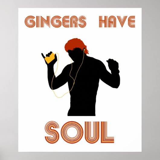 Poster Les Mâles Gingers Ont L'Âme (Devant)