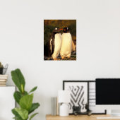 Poster Les Malouines. Pingouins Gentoo. (Pyroscelis (Bureau à domicile)