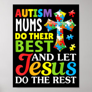 Poster Les mamans autistes font de leur mieux, laissez Jé