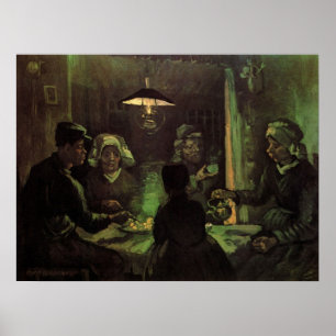 Poster Les Mangeurs de pommes de terre de Vincent van Gog