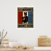 Poster Les Marines des États-Unis vous veulent (Cuisine)