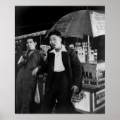 Poster Les marins chinois mangent de la malbouffe, 1942 (Devant)