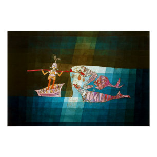 Poster Les marins, Paul Klee
