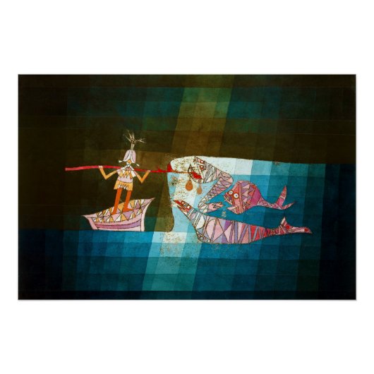 Poster Les marins, Paul Klee (Devant)