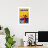 Poster Les Maroc, Les Canaries - Paquet (Bureau à domicile)