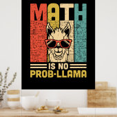 Poster Les mathématiques enseignantes Les mathématiques n (Cuisine)