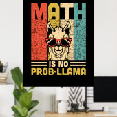 Poster Les mathématiques enseignantes Les mathématiques n (Bureau à domicile)