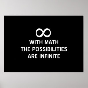 Poster Les maths et les possibilités infinies