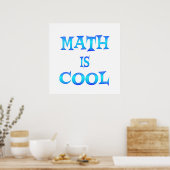 Poster Les maths sont Cool (Cuisine)