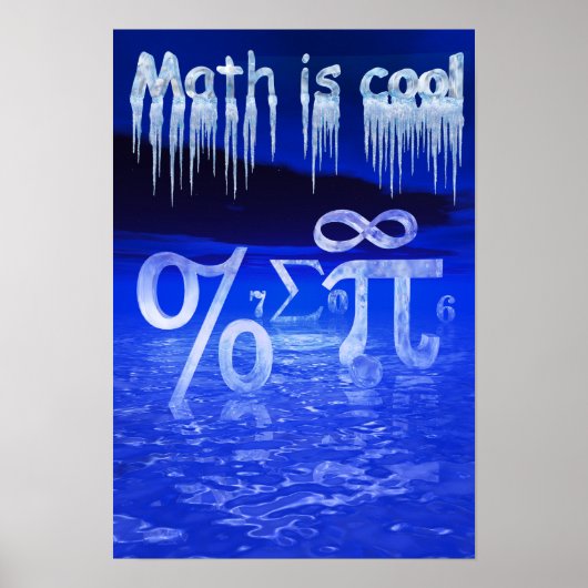 Poster Les maths sont Cool ! (Devant)