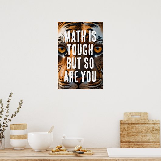 Poster Les Maths Sont Difficiles Mais Vous Aussi (Cuisine)