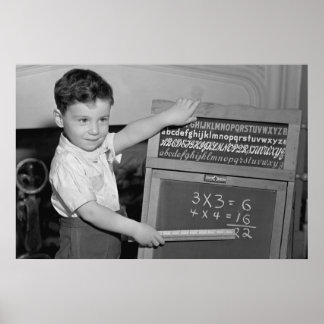 Poster Les maths sont faciles