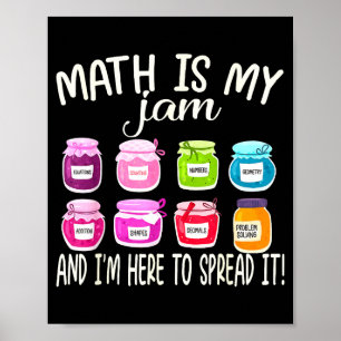 Poster Les Maths Sont Ma Passion Et Je Suis Là Pour Les R