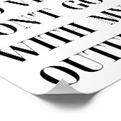 Poster Les mauvaises vidéos ne vont pas avec mon costume  (Coin)