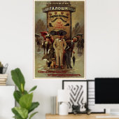 Poster Les Meilleures Bottes En Caoutchouc De Galoshes. R (Bureau à domicile)