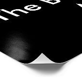 Poster "Les Meilleures Choses Dans La Vie Sont Sec (Coin)