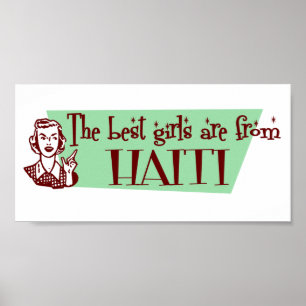 Poster Les meilleures filles viennent d'Haïti