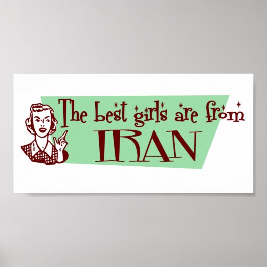 Poster Les meilleures filles viennent d'Iran (Devant)
