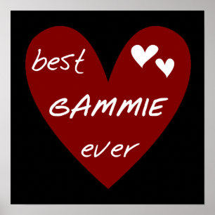 Poster Les meilleurs T-shirts et cadeaux de Gammie de coe