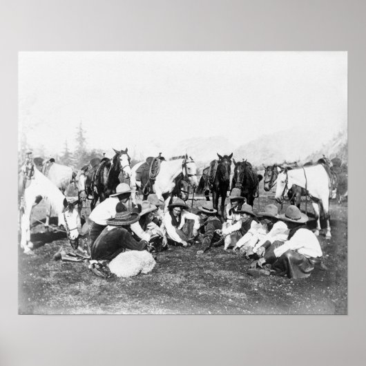 Poster Les membres du Wild West Show de Pawnee Bill (Devant)