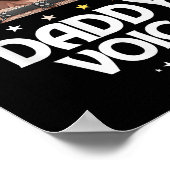 Poster Les Mens Ne Me Font Pas Utiliser Mon Papa Voice Fu (Coin)